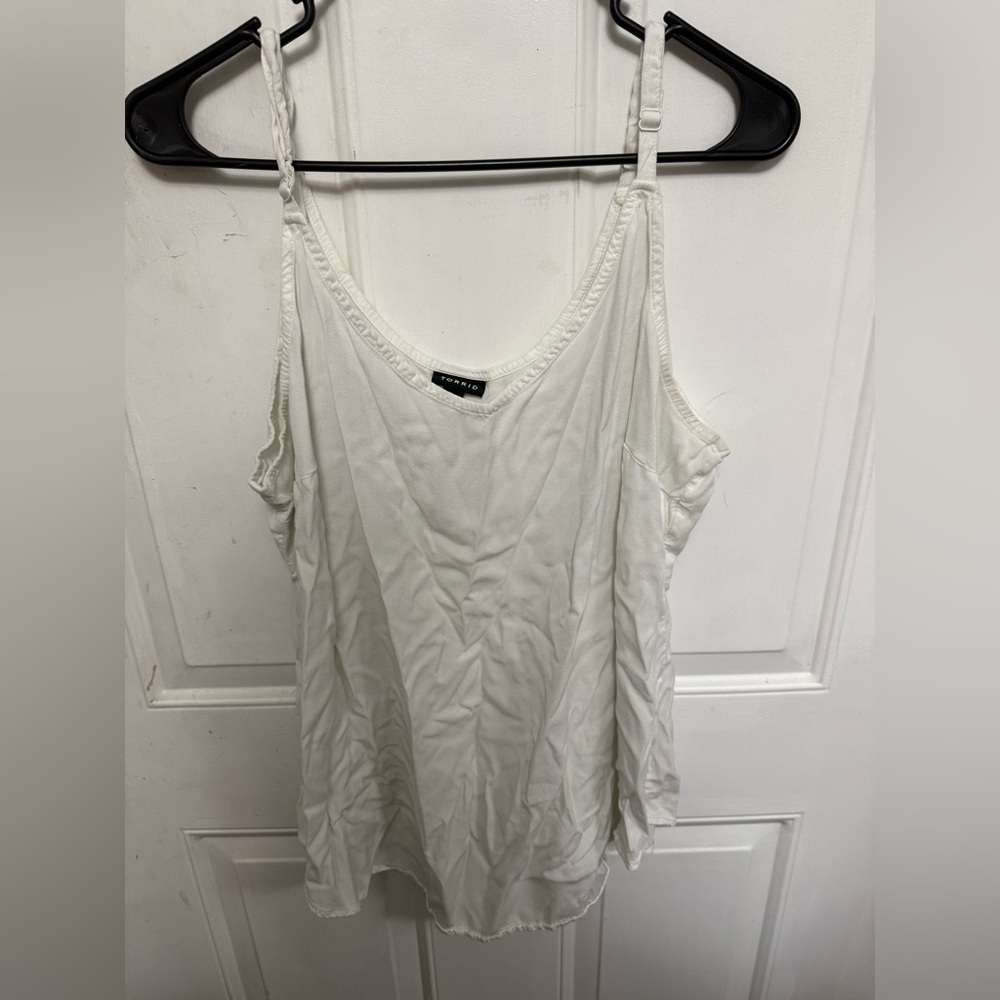 Torrid White Camisole Top